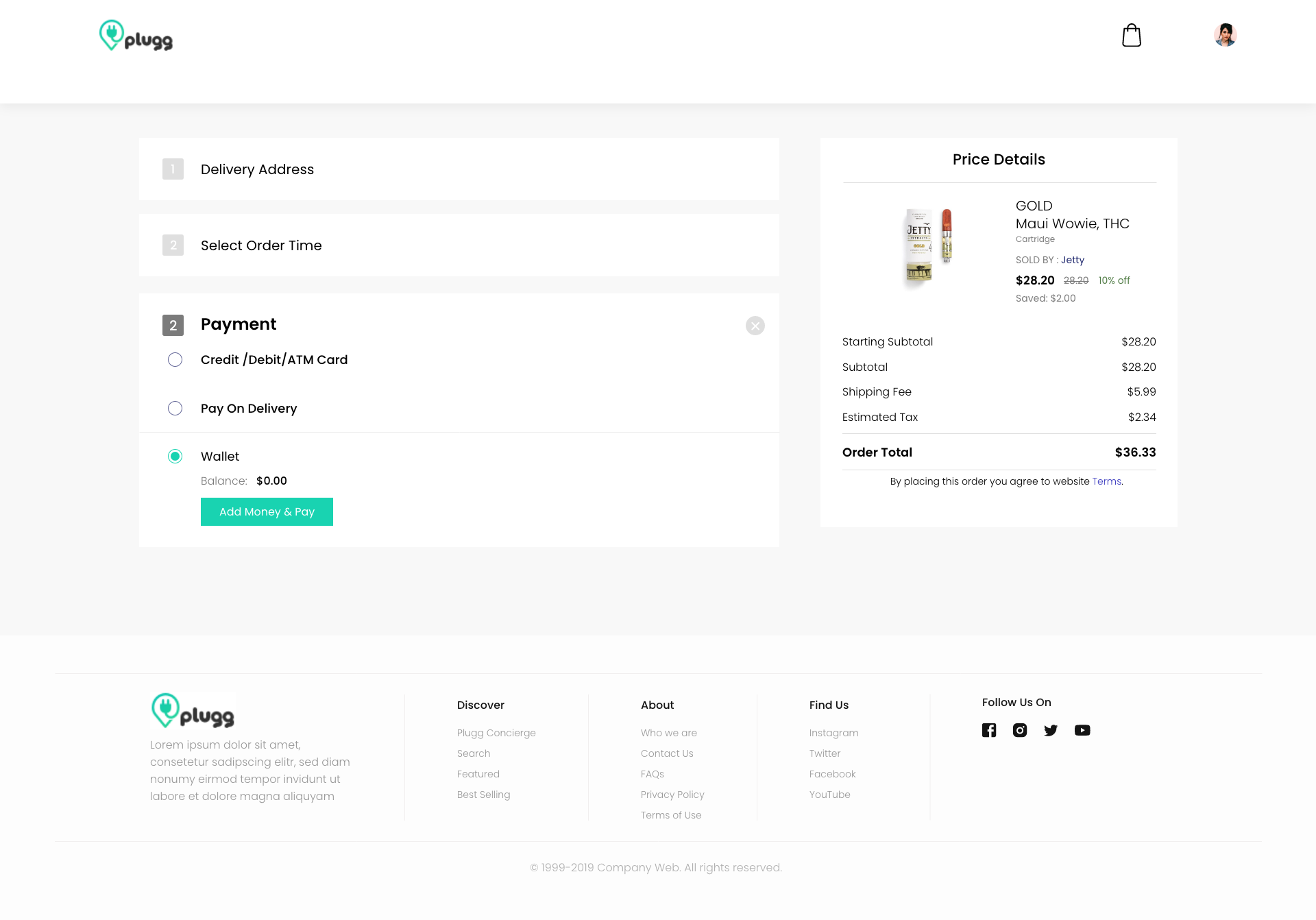 Wallet balance